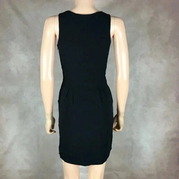 THEORY Black Sleeveless Dress with Pockets Size 0 - Picture 8 of 11